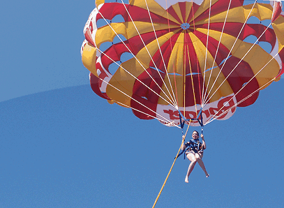 Parasailing At Mill Point - St Kilda Accommodation 0
