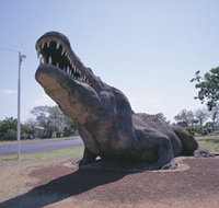 Crocodile Statue - St Kilda Accommodation