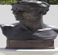 Adam Lindsay Gordon Bronze Bust - St Kilda Accommodation