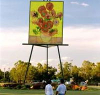 Van Gogh Sunflower Painting - St Kilda Accommodation