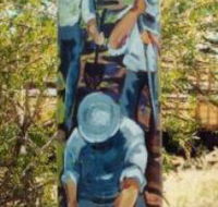 Capella Light Pole Murals - St Kilda Accommodation