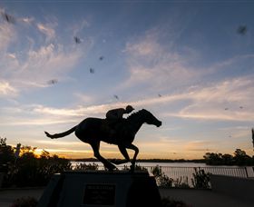Black Caviar Statue - St Kilda Accommodation 0