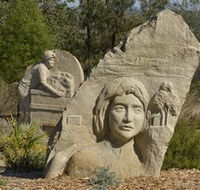 Heritage Sculptures at Pensioners Hill Lookout - St Kilda Accommodation