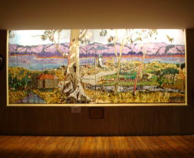 Adaminaby Memorial Hall Stage Curtain - St Kilda Accommodation 0