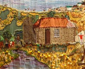 Adaminaby Memorial Hall Stage Curtain - St Kilda Accommodation 1