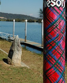Maclean Tartan Power Poles - St Kilda Accommodation 1