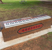 Piano Park Bench Moonta - St Kilda Accommodation