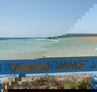 Simms Cove lookout and beach Moonta Bay - St Kilda Accommodation