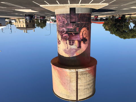 Kadina Water Tower Mural - St Kilda Accommodation 1