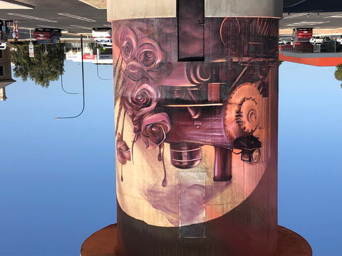 Kadina Water Tower Mural - St Kilda Accommodation 2