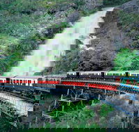 Classic Kuranda by Skyrail and Scenic Railway Including Rainforestation Koala and Wildlife Park and Pamagirri Aboriginal Experi - St Kilda Accommodation