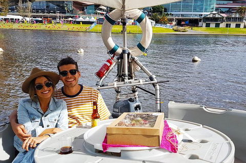 Adelaide 2-hour BBQ Boat Hire For 2 People + Wine And Cheese Grazer - St Kilda Accommodation 0