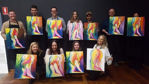 Paint And Sip Experience - St Kilda Accommodation 1