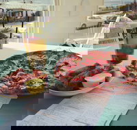 The Kitchen and Patio - St Kilda Accommodation