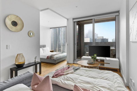 A Chic & Lovely 2BR Apt CBD With City Views - St Kilda Accommodation 3