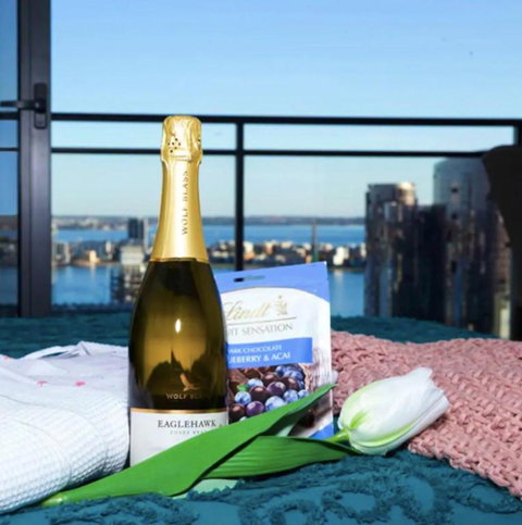 CENTRAL CBD EXEC STUNNING VIEW WIFI NETFLIX WINE - St Kilda Accommodation 2