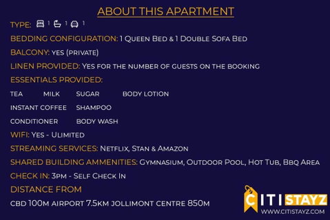 Perfectly Located Modern Apartment - Canberra CBD - St Kilda Accommodation 2