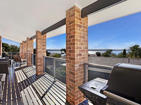 Away @ Nelson Bay, 29 Wollomi Ave - Incredible Water Views, Pet Friendly, WIFI & Aircon - St Kilda Accommodation 0