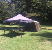 Basin Ku-ring-gai Campsite Set Up - St Kilda Accommodation