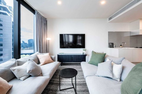 Resort Style Living 2 Bed Apt With Pool BBQ - St Kilda Accommodation 0