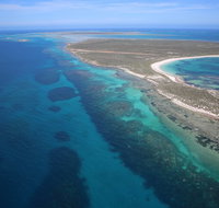 Pink Lake  Abrolhos Islands Scenic Flight - St Kilda Accommodation