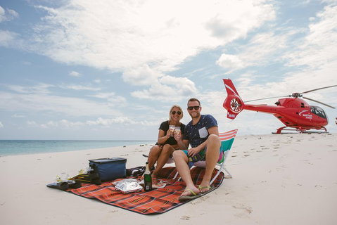 Private Helicopter Tour: Reef Island Snorkeling And Gourmet Picnic Lunch - St Kilda Accommodation 1
